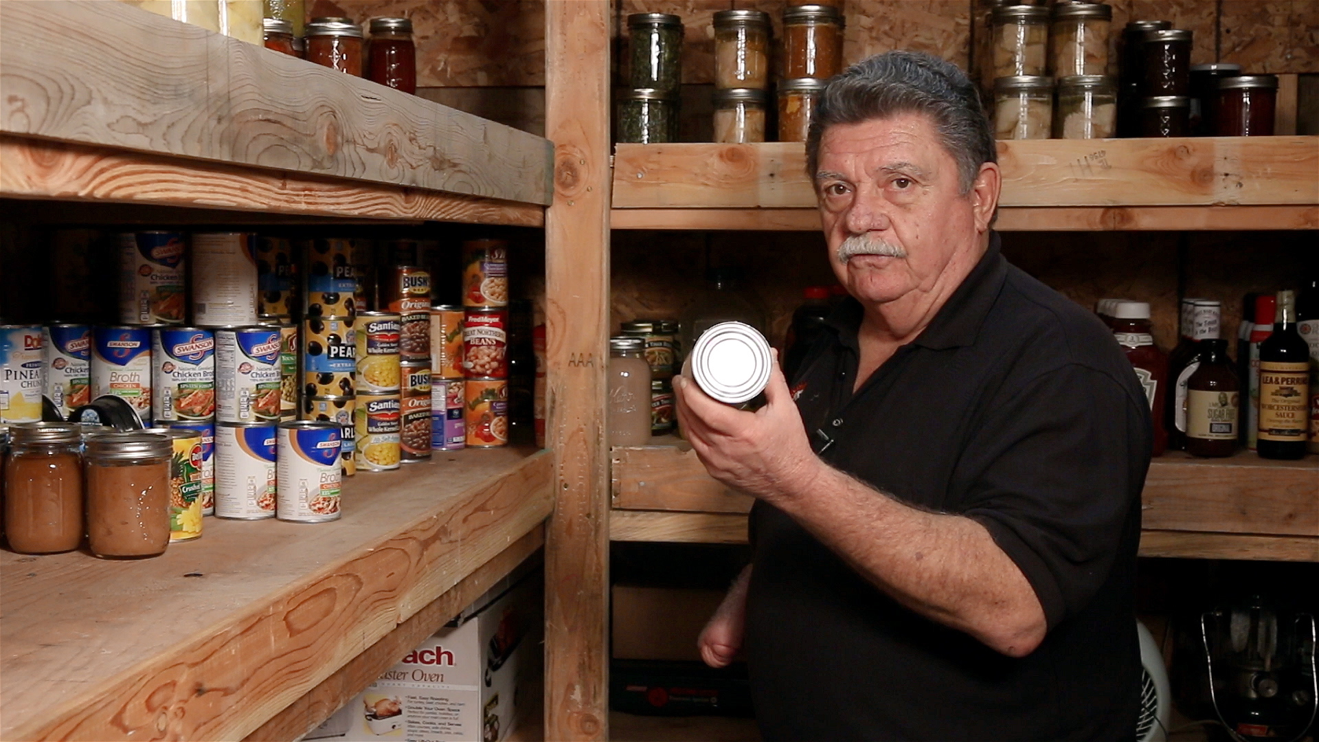 John Pantry holding can